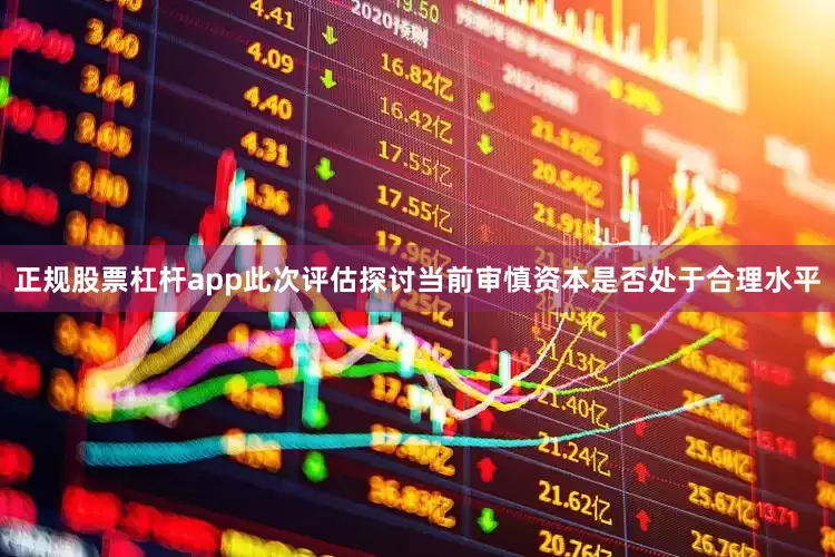 正规股票杠杆app此次评估探讨当前审慎资本是否处于合理水平